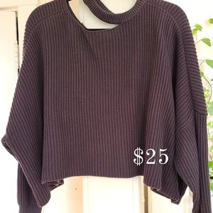 Cropped sweater